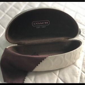 Coach eye glass case